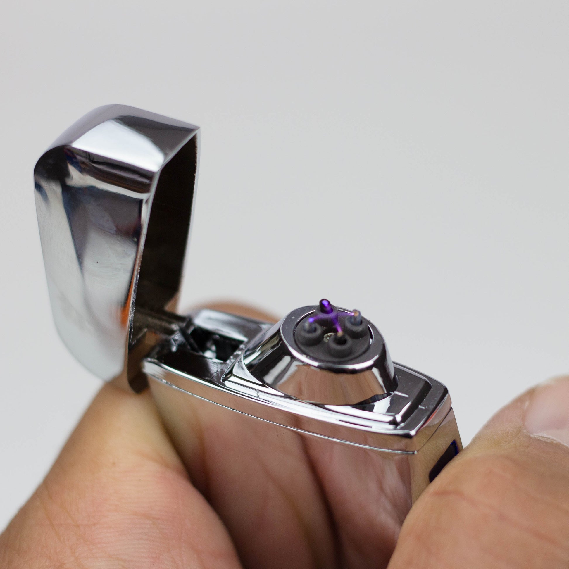 Fingerprint Recognition Double arc USB lighter -  [MLT248]_2