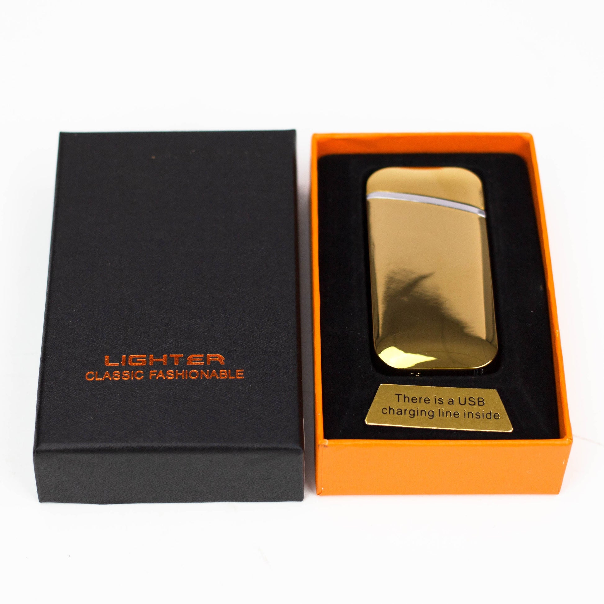 Fingerprint Recognition Double arc USB lighter -  [MLT248]_5